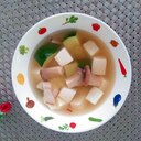 がっつり豆腐のスープ
